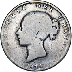 1846 Halfcrown - Victoria British Silver Coin