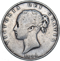 1850 Halfcrown - Victoria British Silver Coin