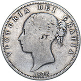 1878 Halfcrown - Victoria British Silver Coin