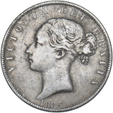 1886 Halfcrown - Victoria British Silver Coin