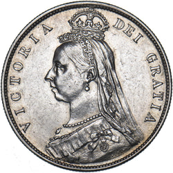 1887 Halfcrown - Victoria British Silver Coin - Nice