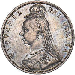 1887 Halfcrown - Victoria British Silver Coin - Nice