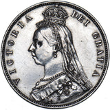 1888 Halfcrown - Victoria British Silver Coin - Nice