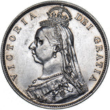 1889 Halfcrown - Victoria British Silver Coin - Nice