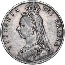 1890 Halfcrown - Victoria British Silver Coin