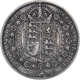 1892 Halfcrown - Victoria British Silver Coin