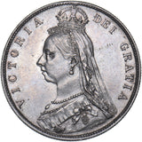 1892 Halfcrown - Victoria British Silver Coin - Very Nice