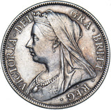 1894 Halfcrown - Victoria British Silver Coin - Nice