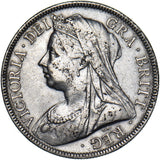 1896 Halfcrown - Victoria British Silver Coin