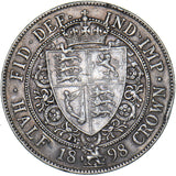 1898 Halfcrown - Victoria British Silver Coin