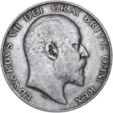 1902 Halfcrown - Edward VII British Silver Coin