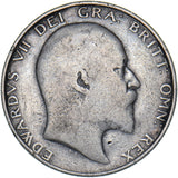 1903 Halfcrown - Edward VII British Silver Coin