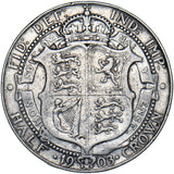 1903 Halfcrown - Edward VII British Silver Coin