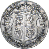 1904 Halfcrown - Edward VII British Silver Coin