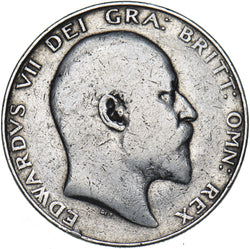 1904 Halfcrown - Edward VII British Silver Coin