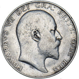 1904 Halfcrown - Edward VII British Silver Coin