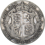 1906 Halfcrown - Edward VII British Silver Coin