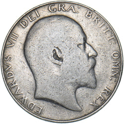 1907 Halfcrown - Edward VII British Silver Coin