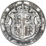 1907 Halfcrown - Edward VII British Silver Coin