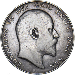 1908 Halfcrown - Edward VII British Silver Coin