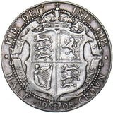 1908 Halfcrown - Edward VII British Silver Coin