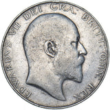 1908 Halfcrown - Edward VII British Silver Coin