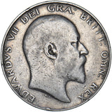 1909 Halfcrown - Edward VII British Silver Coin