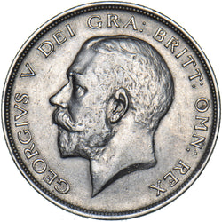 1913 Halfcrown - George V British Silver Coin - Nice