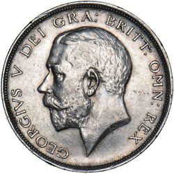 1913 Halfcrown - George V British Silver Coin - Very Nice