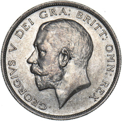 1914 Halfcrown - George V British Silver Coin - Very Nice