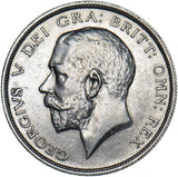 1915 Halfcrown - George V British Silver Coin - Very Nice