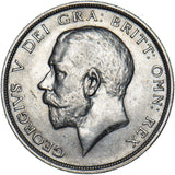 1915 Halfcrown - George V British Silver Coin - Nice