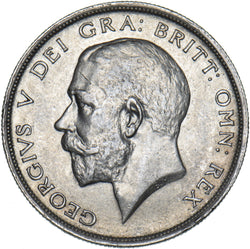 1917 Halfcrown - George V British Silver Coin - Very Nice