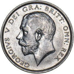 1918 Halfcrown - George V British Silver Coin - Very Nice