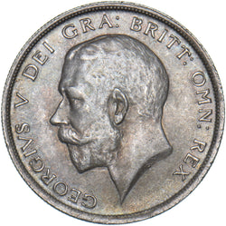 1918 Halfcrown - George V British Silver Coin - Very Nice