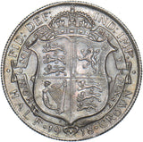 1918 Halfcrown - George V British Silver Coin - Very Nice