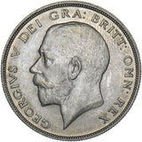 1921 Halfcrown - George V British Silver Coin - Nice