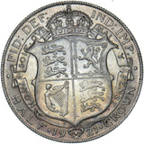 1921 Halfcrown - George V British Silver Coin - Very Nice