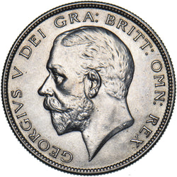 1928 Halfcrown - George V British Silver Coin - Superb