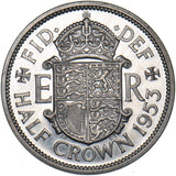 1953 Proof Halfcrown - Elizabeth II British  Coin - Superb