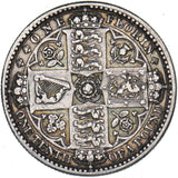 1849 Godless Florin - Victoria British Silver Coin - Nice