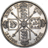 1887 Florin - Victoria British Silver Coin