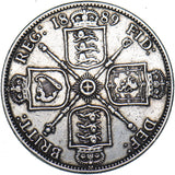 1889 Florin - Victoria British Silver Coin