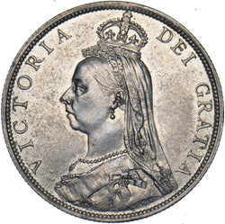 1889 Florin - Victoria British Silver Coin - Very Nice