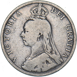 1890 Florin (Scarcer dies 3C.) - Victoria British Silver Coin