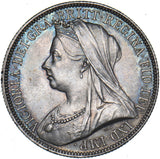 1893 Florin - Victoria British Silver Coin - Superb