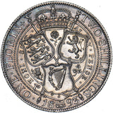 1893 Florin - Victoria British Silver Coin - Superb