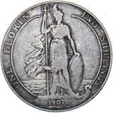 1907 Florin - Edward VII British Silver Coin