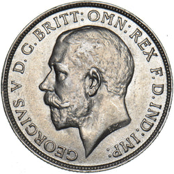 1914 Florin - George V British Silver Coin - Very Nice