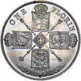 1915 Florin - George V British Silver Coin - Very Nice